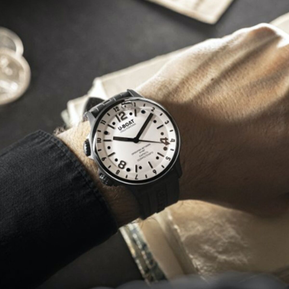 Men's Watch U-Boat U8889/A Black-2