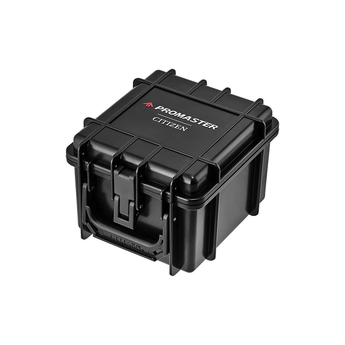 Black Citizen Promaster watch storage case with secure latch and rugged design